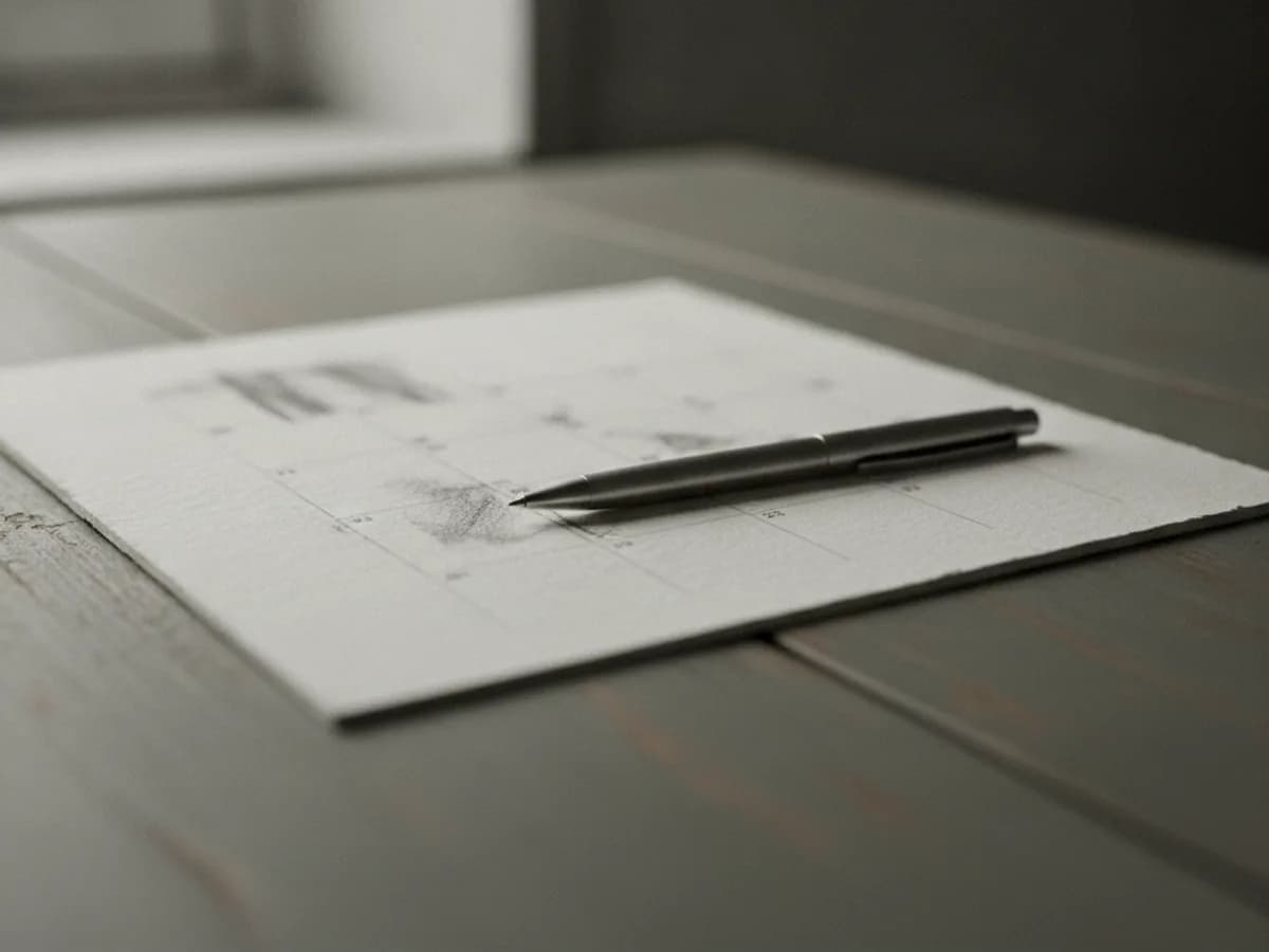 Unscharfe Terminplanung mit Kalender und Stift